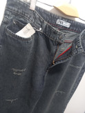شلوار جین نیم بگ زنانه ZARA | کد BSA-002 | رنگ طوسی تینت فسفری